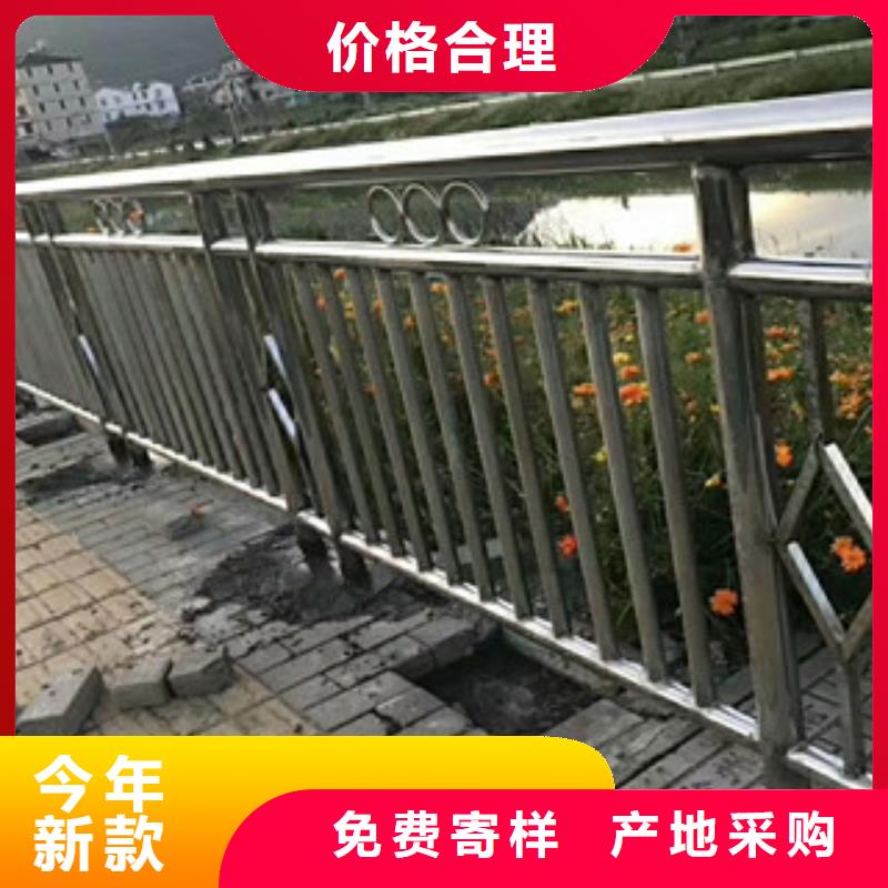 3月份生产102*3不锈钢复合管桥梁护栏