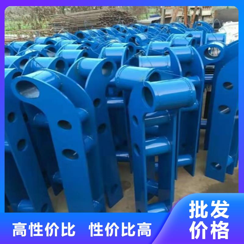 热镀锌喷塑景观河道栏杆高度可定制