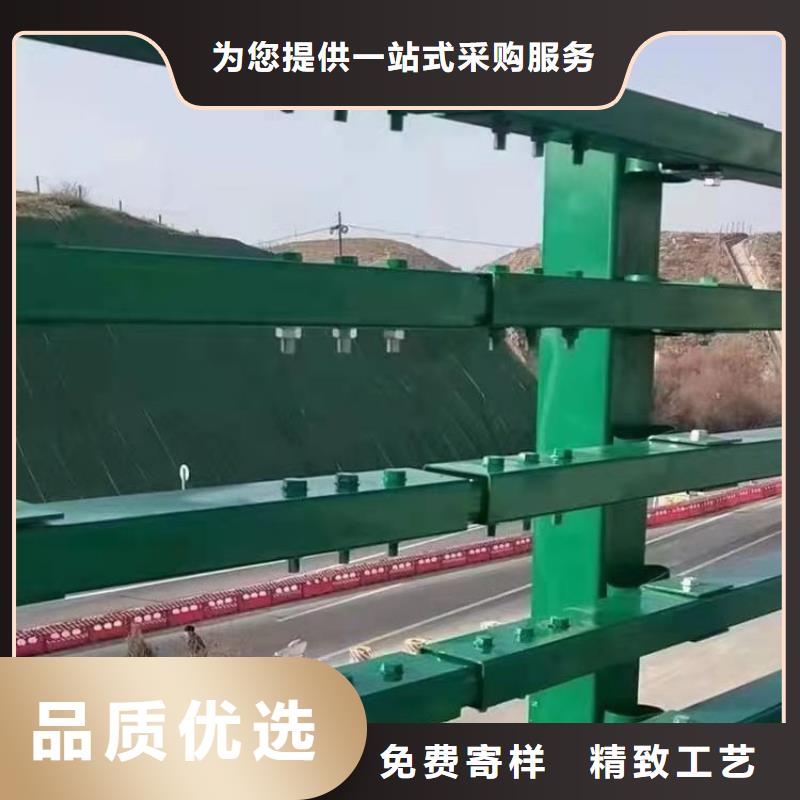 方管喷塑道路防撞护栏表面光滑不起泡