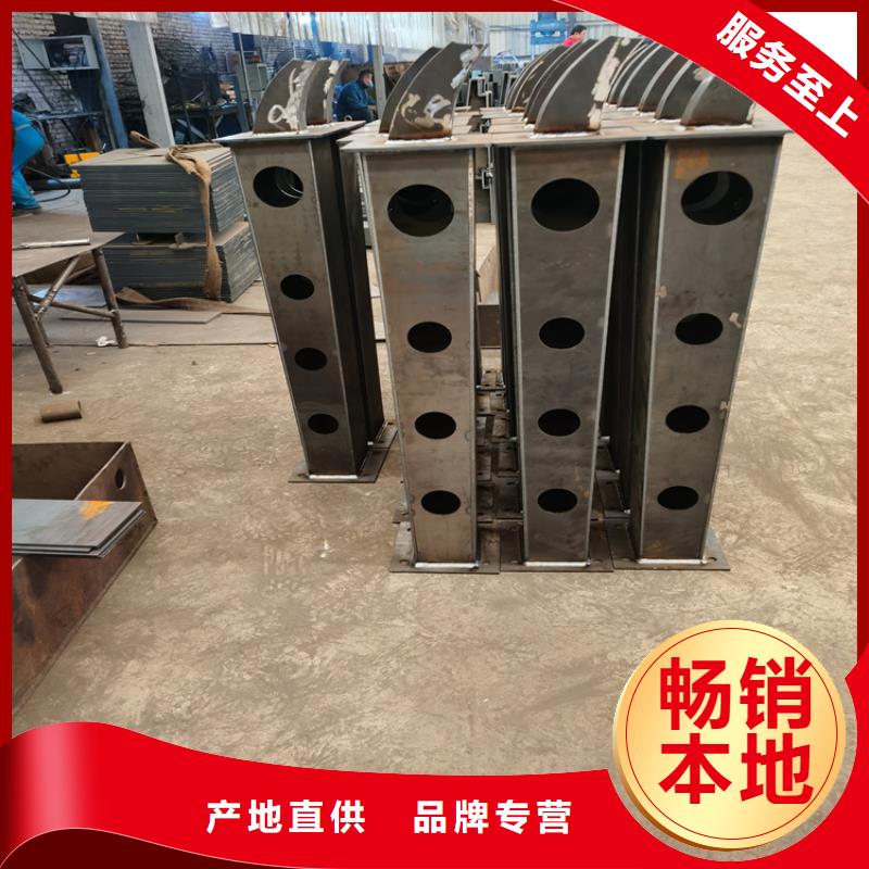 美观坚固的椭圆管喷塑桥梁护栏