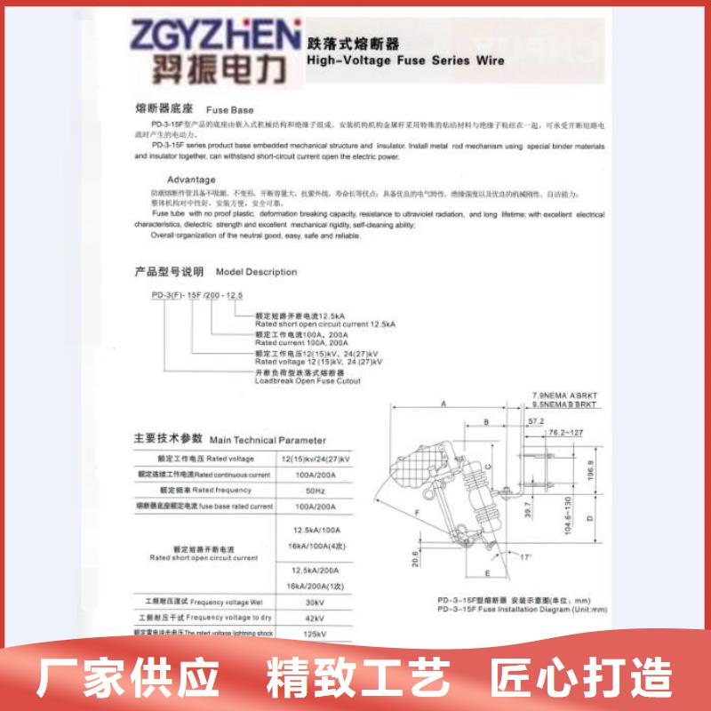 高压熔断器/户外交流高压喷射式熔断器HJLK-12F/100A