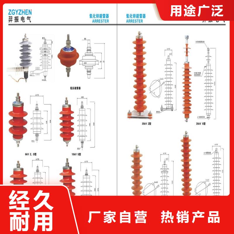 复合绝缘氧化锌避雷器HY10WZ-51/134G【避雷器、过电压保护器生产厂家】