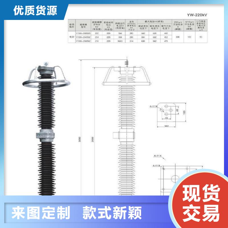 氧化锌避雷器Y10W1-75/230W实体厂家