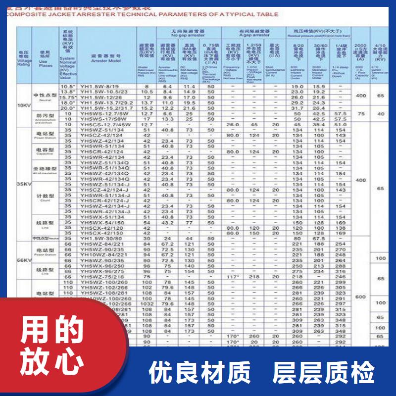 氧化锌避雷器Y5W5-204/532【上海羿振电力设备有限公司】