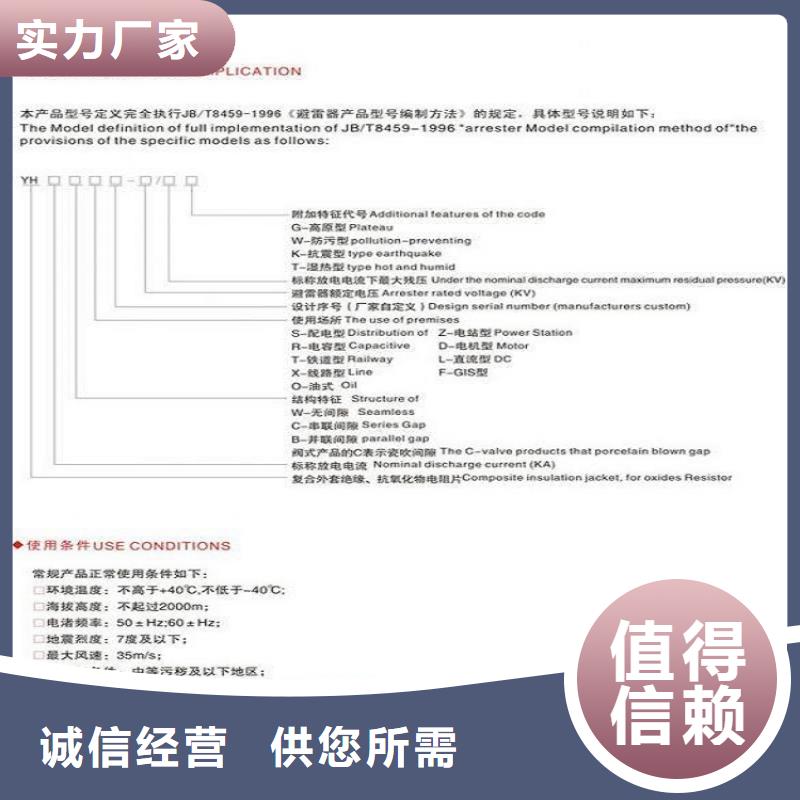 避雷器Y1.5W-207/440W【羿振电气】