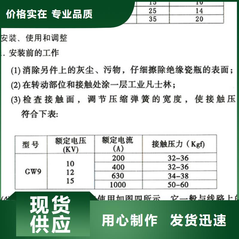 【羿振电气】高压隔离开关GW9-12G/400A