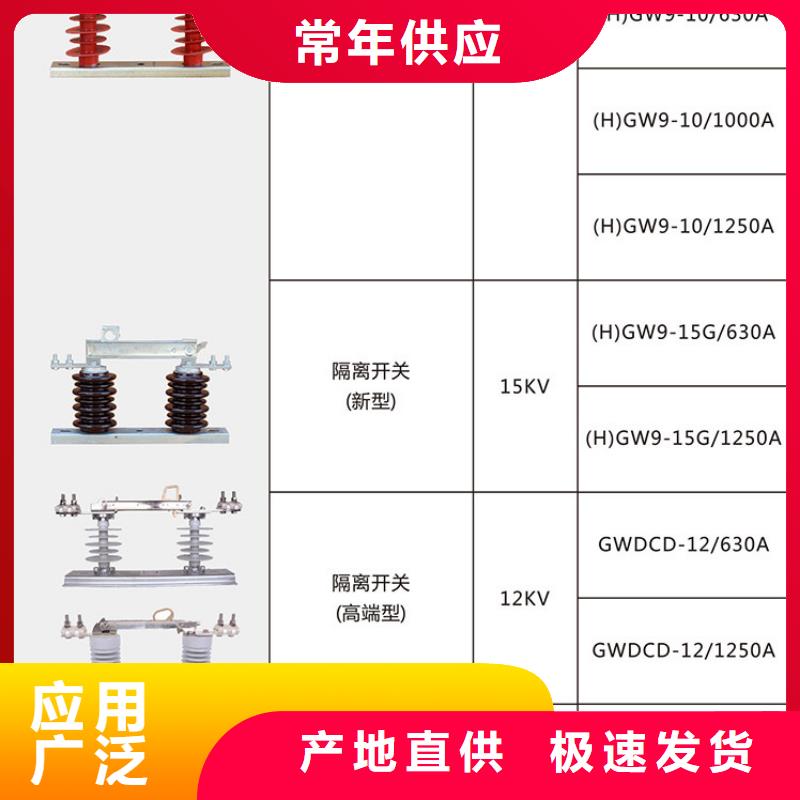 【户外高压交流隔离开关】HGW9-12KV/200A