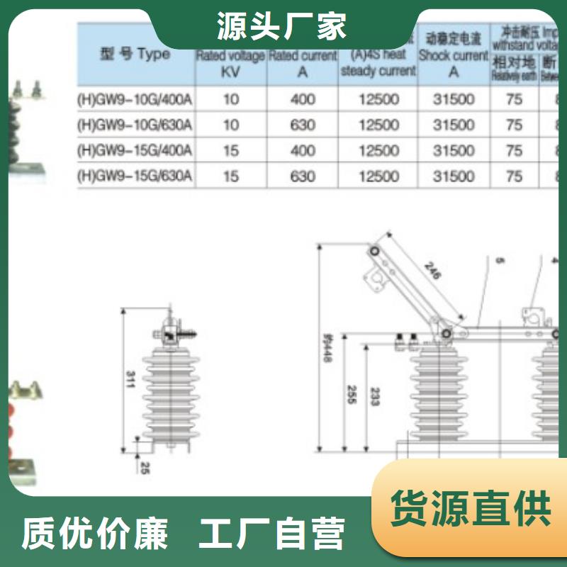 【隔离刀闸】HGW9-24W/400A