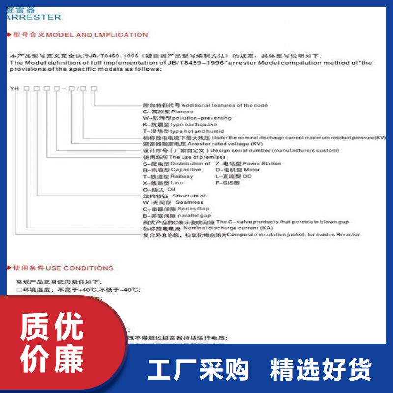 【羿振电力设备】【避雷器】YH10W-96/238