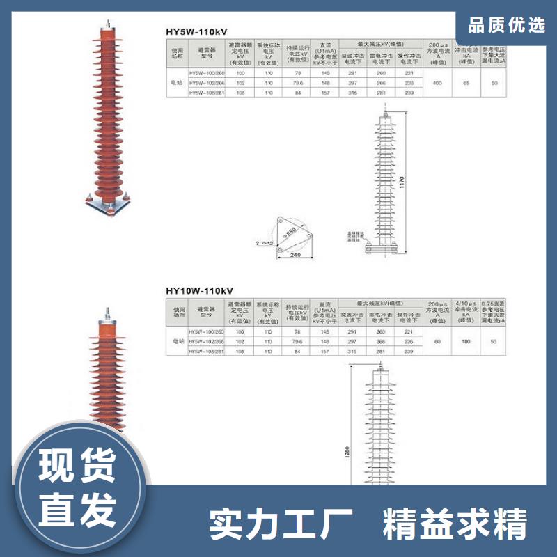 避雷器YH10W-100/260G生产厂家