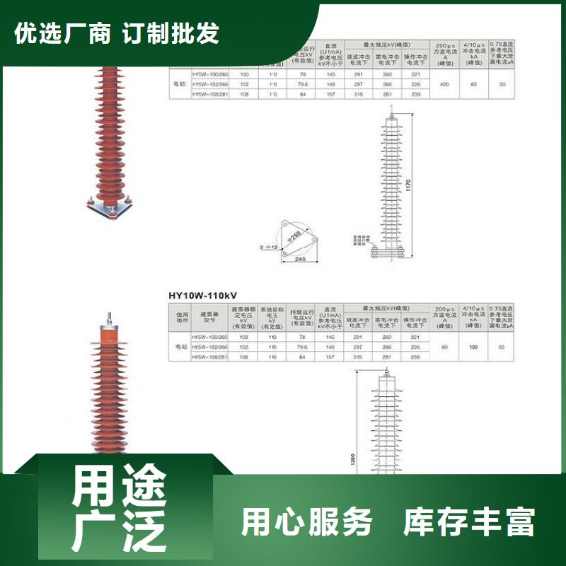 氧化锌避雷器Y5W5-54/125实力厂家