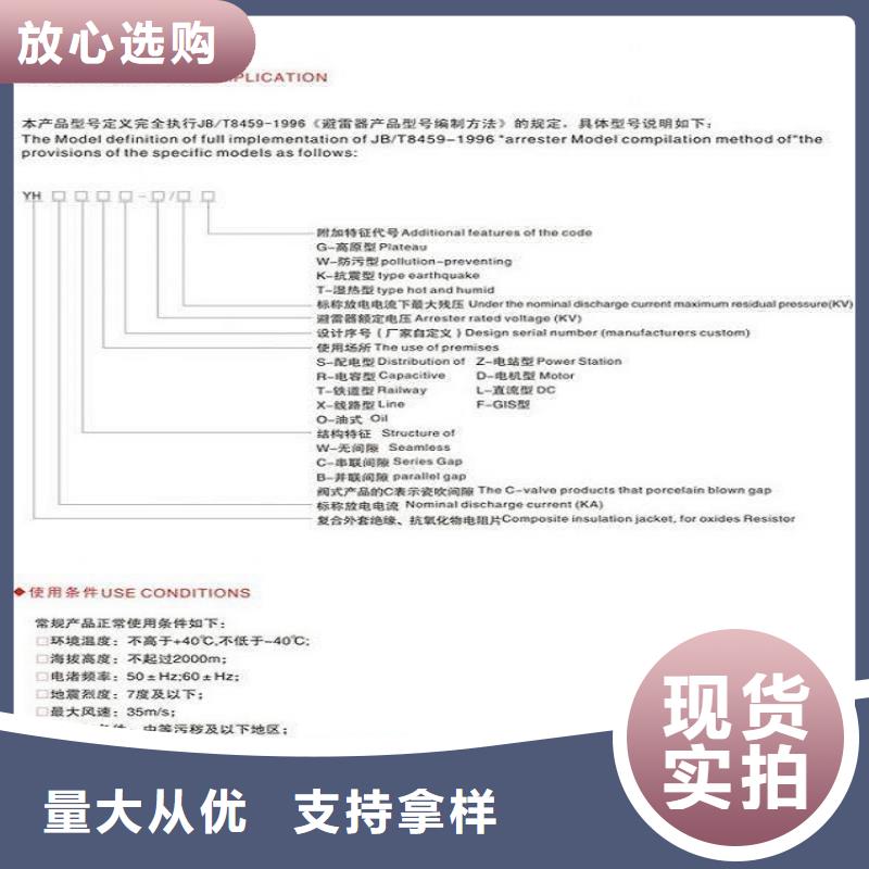 避雷器YH5CD-3.8/8.6浙江羿振电气有限公司