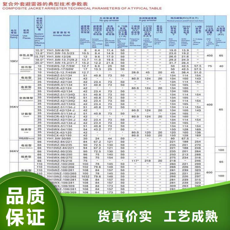 【羿振电力】避雷器Y10WZ-90/235GY