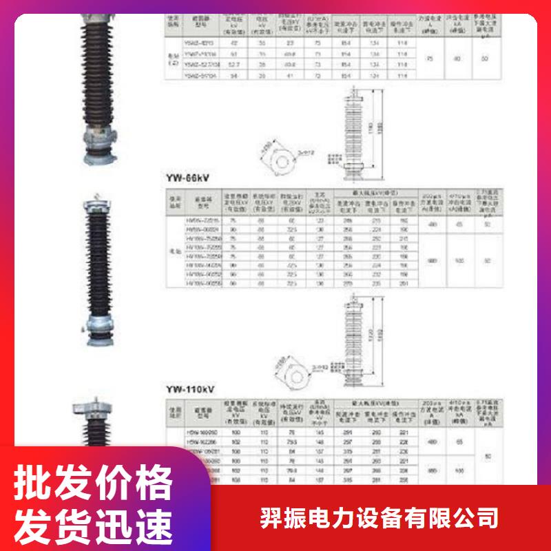 氧化锌避雷器YH10W5-200/520L现货供应