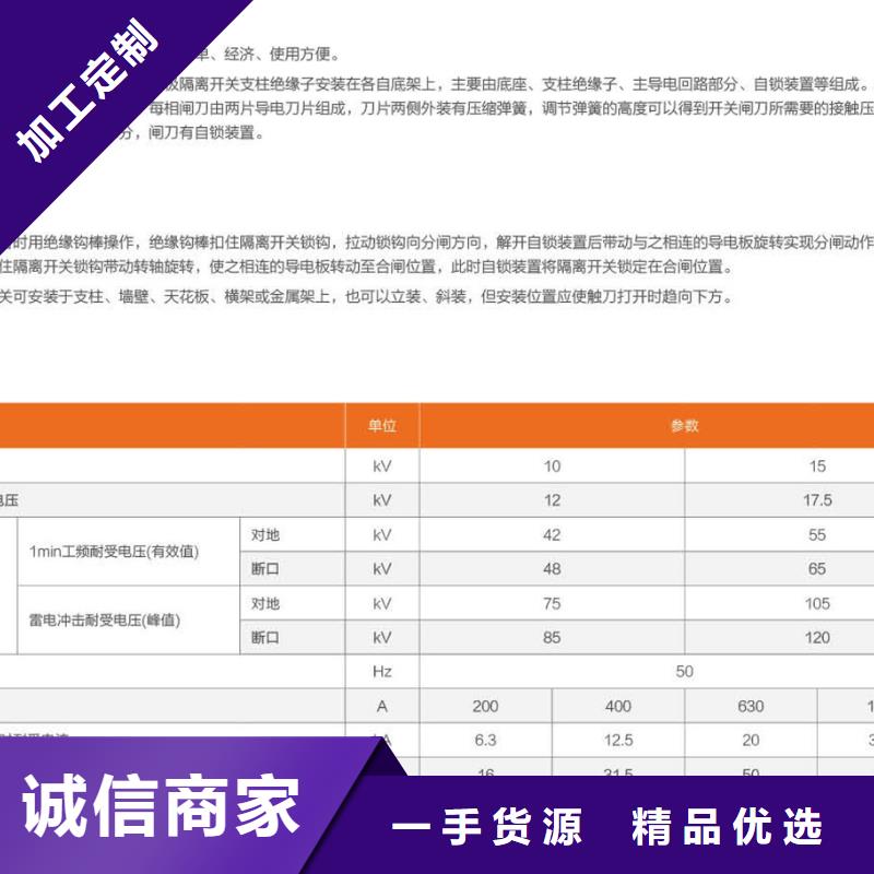 高压隔离开关HGW9-12/200