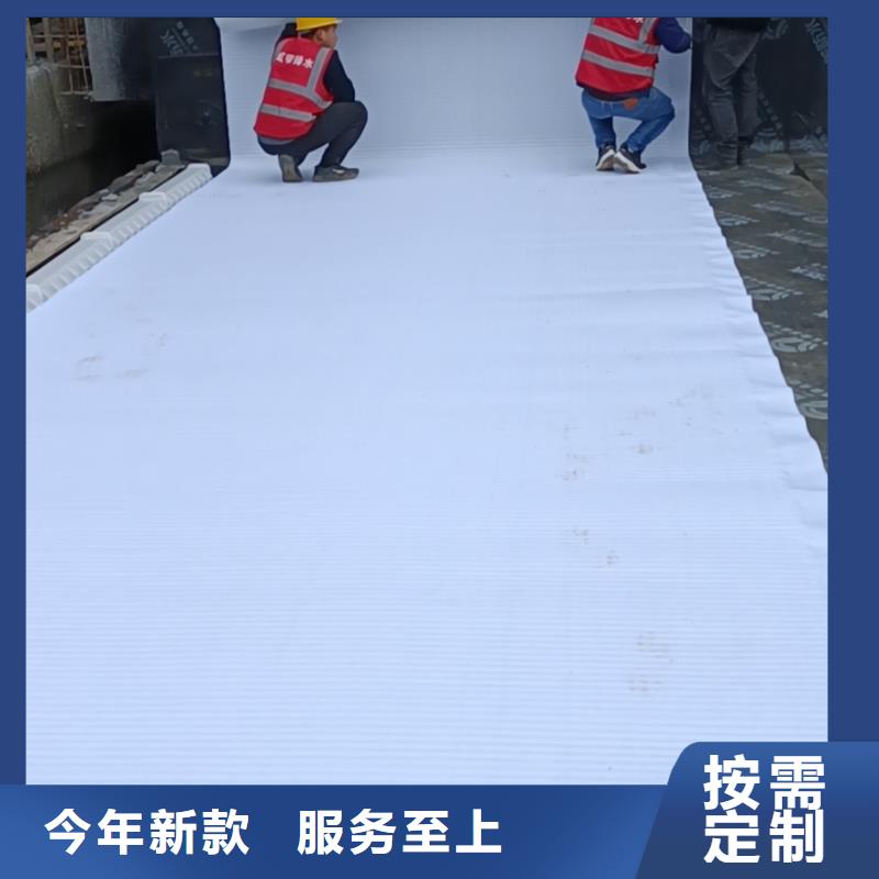 PED14高分子防护排蓄水异型片自粘土工布@行情价2024更新