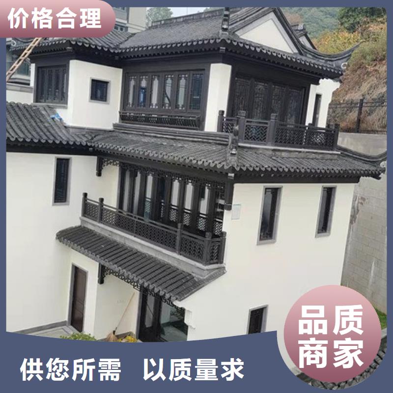 仿古铝建筑来厂考察