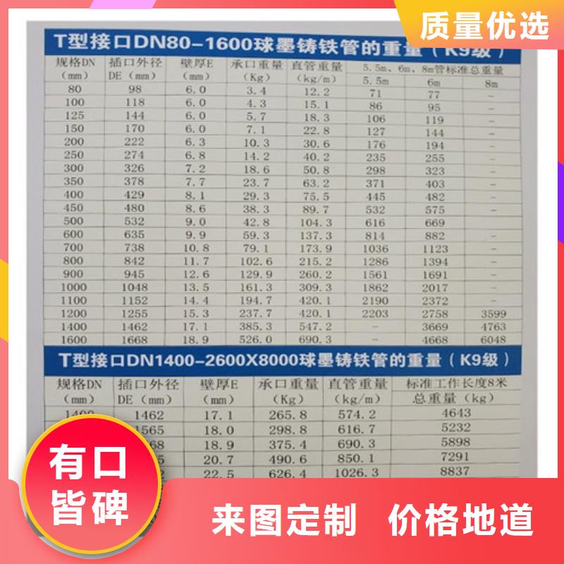 DN300供水球墨铸铁管良心厂家