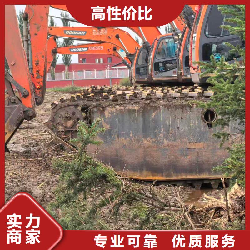 湿地沼泽地挖掘机出租规格全可满足不同需求