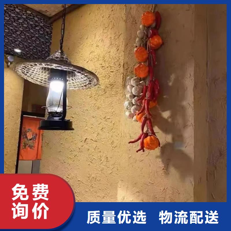 稻草墙来厂考察艺术漆