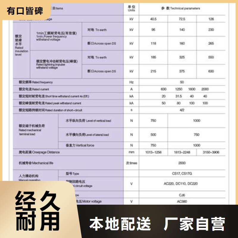 GW9-24/630户外高压隔离开关功能