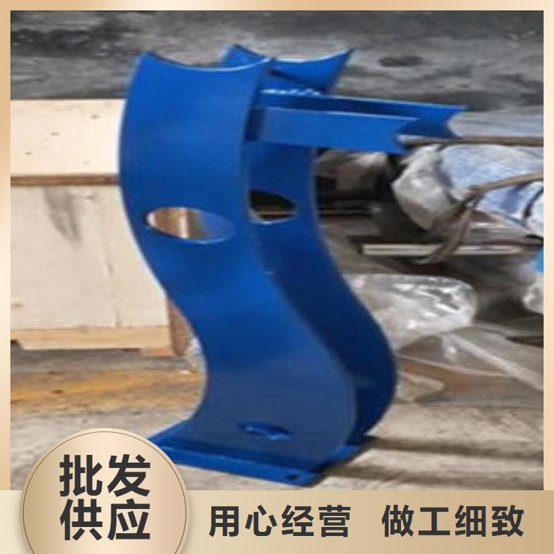 Q235材质钢板立柱切割桥梁防撞栏厂家物美价优