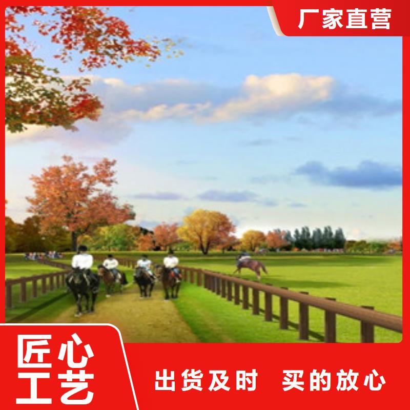 钢背木护栏公园河道栏杆信誉商家