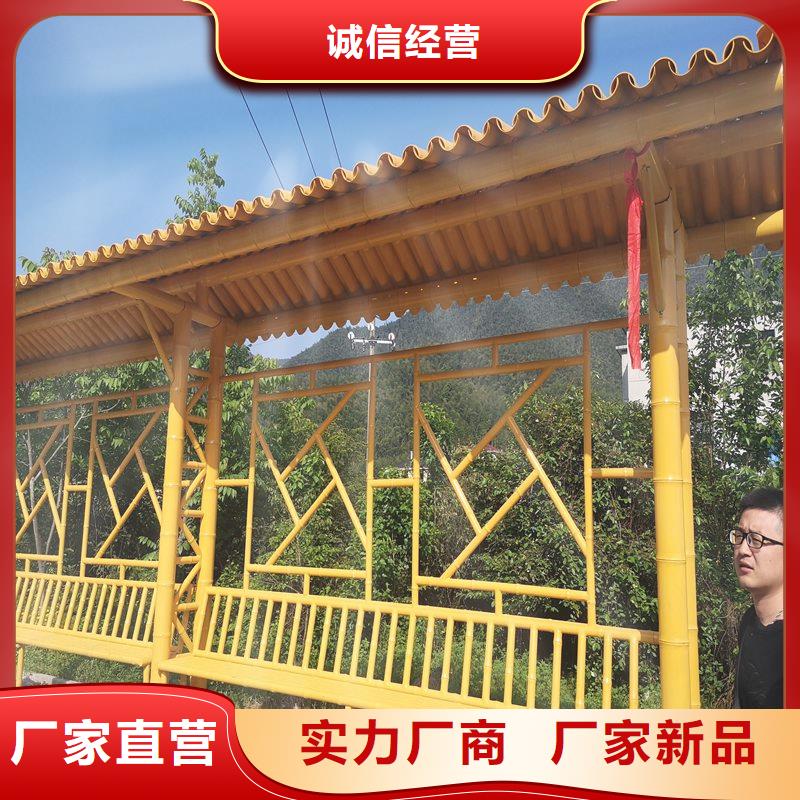 仿古公交站台候车亭诚信企业